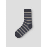 Name It Folkstone Gray Nkmwak Wo/Bl 4P Socks