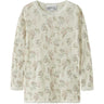 Name It Snow White Flowers + Leafs Nmfwang Wool Needle Ls Top Noos