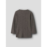 Name It Morel Nmmwang Wool Needle Ls Top Solid Noos
