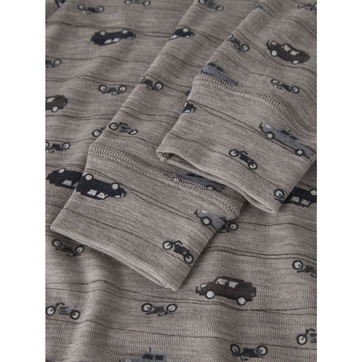 Name It Satellite Highway Nmmwang Wool Rib Longjohn Aop Noos
