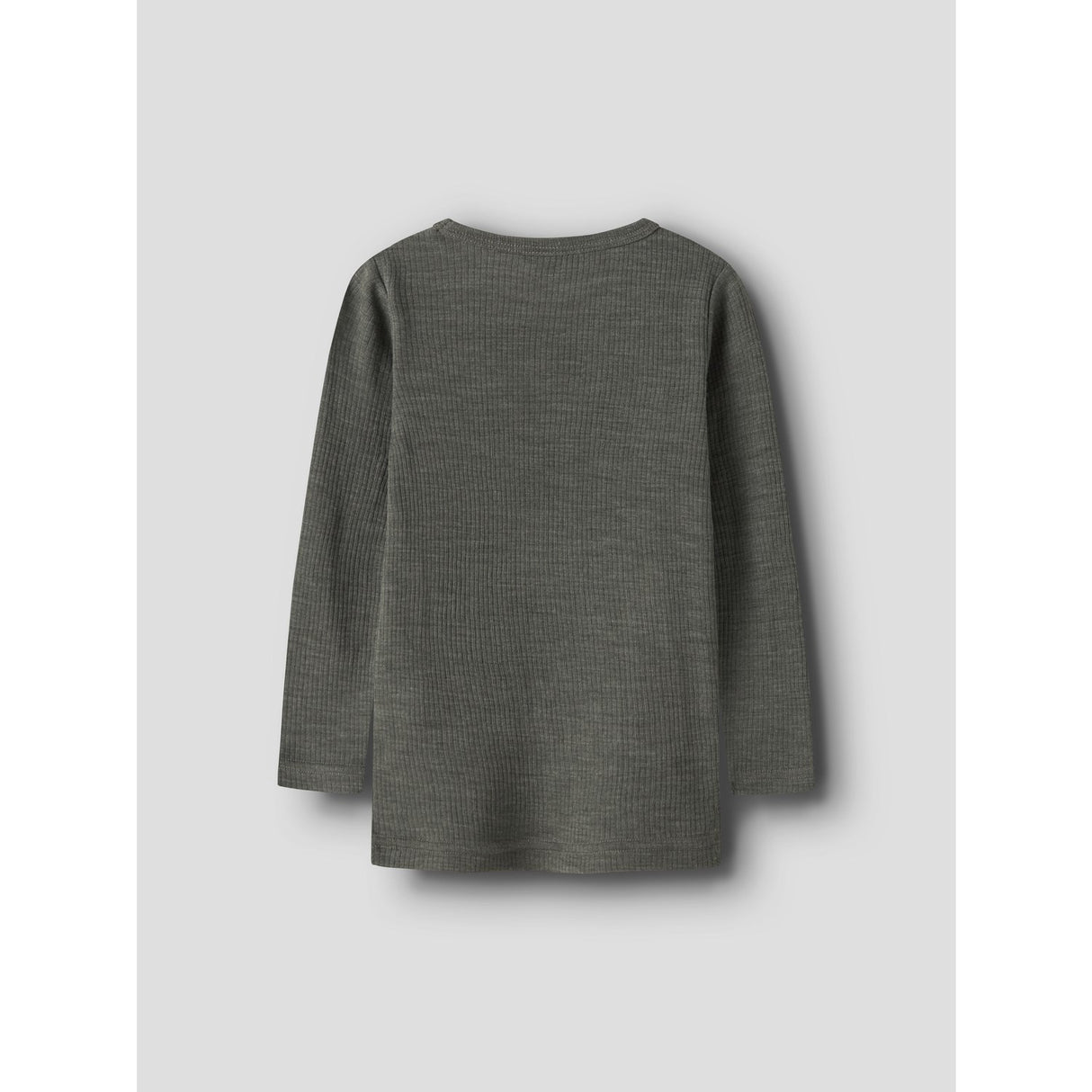 Name It Mulled Basil Nmnwax Wool Rib Ls Top Noos