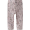 Name It Violet Ice Flowers And Leafs Nbfwang Wool Needle Leggings Noos
