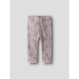 Name It Violet Ice Flowers And Leafs Nbfwang Wool Needle Leggings Noos