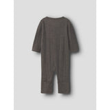 Name It Morel Nbmwang Wool Needle Nightsuit Solid