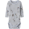 Name It Arctic Ice Forest Animals Nbmwang Wool Needle Ls Body Noos