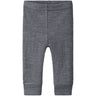 Name It Folkstone Gray Nbnwax Wool Rib Leggings Noos