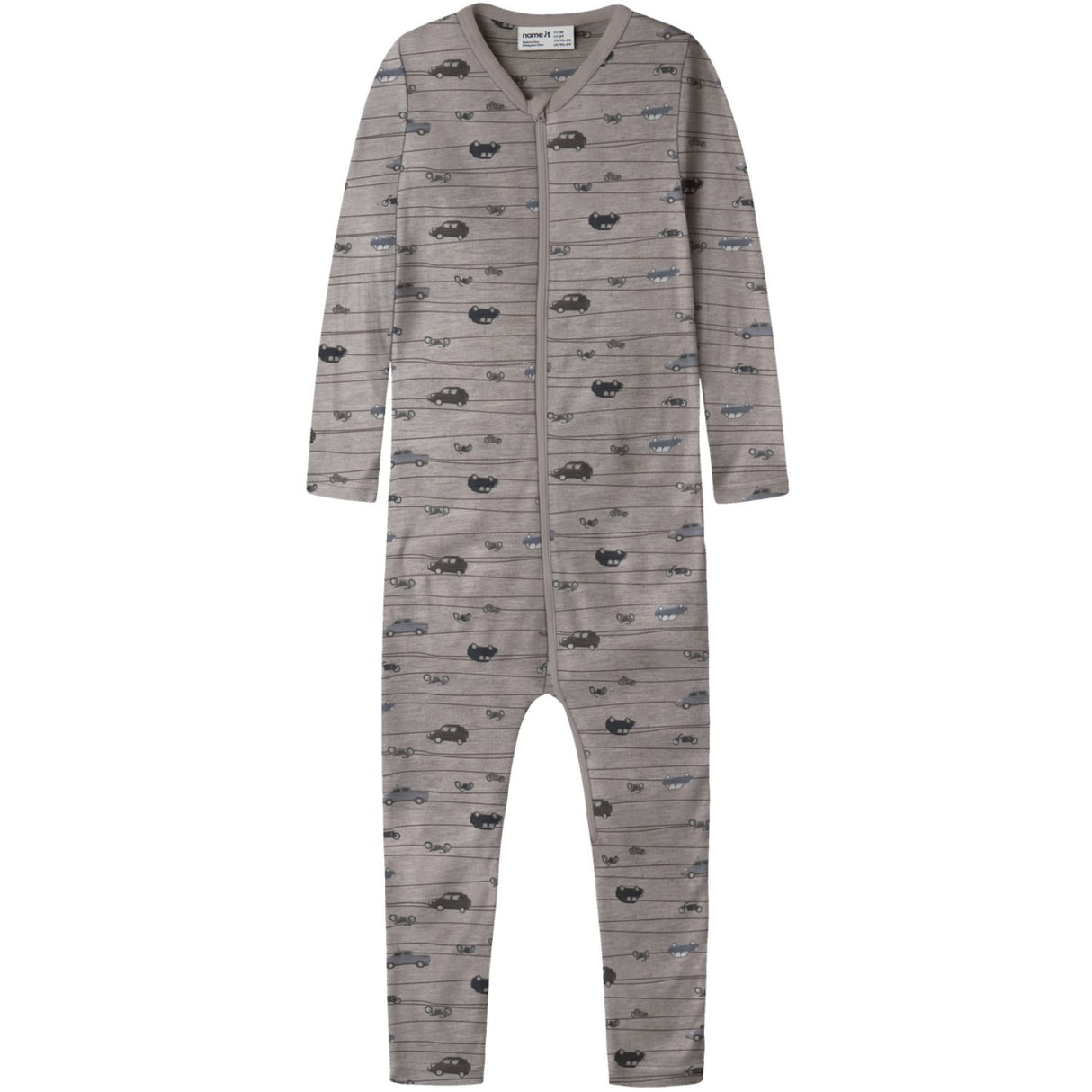 Name It Satellite Highway Nbmwang Wool Rib Nightsuit Aop Noos