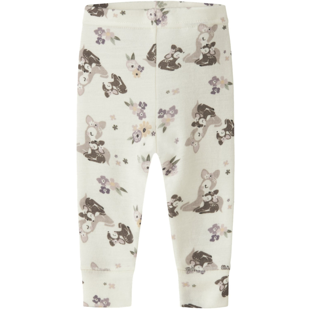 Name It Snow White Bambi + Flower Nbfwillit Wool Leggings