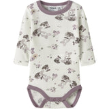 Name It Snow White Bambi + Flowers Nbfwillit Wool Ls Body