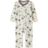 Name It Snow White Bambi + Flowers Nbfwillit Wool Ls Suit