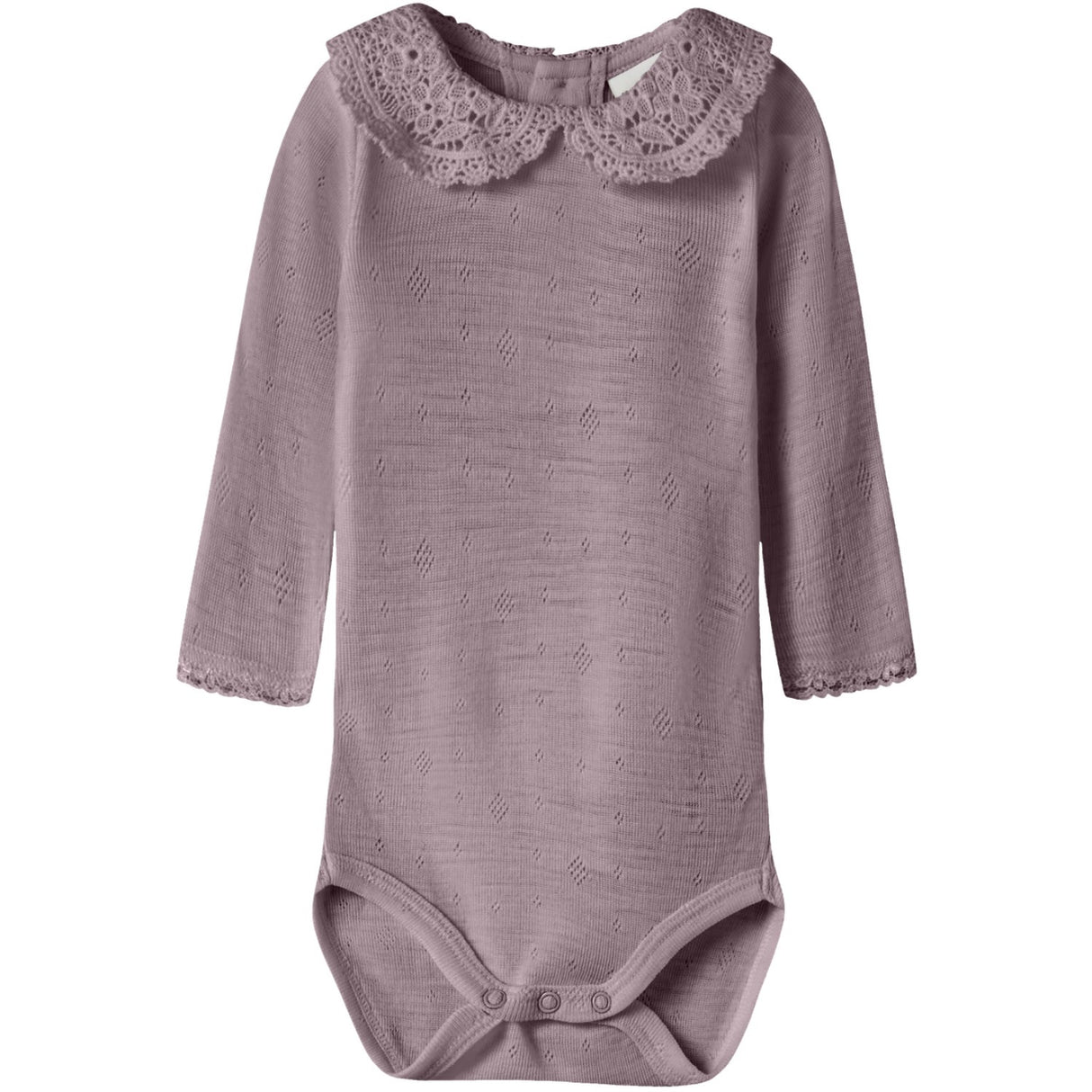 Name It Toadstool Nbfwang Wool Needle Ls Body W/Collar