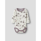 Name It Snow White Bambi + Flowers Nbfwillit Wool Ls Body