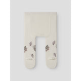Name It Snow White Long Flowers Nbfwak Wo/Bl Tights Aoj