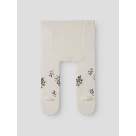 Name It Snow White Long Flowers Nbfwak Wo/Bl Tights Aoj