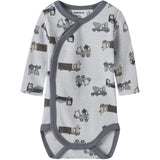 Name It Arctic Ice Animals At Work Nbmwillit Wool Ls Wrap Body