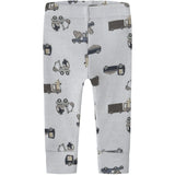 Name It Arctic Ice Animals At Work Nbmwillit Wool Longjohn