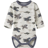 Name It Snow White Airplanes Nbmwillitus Wool Ls Body