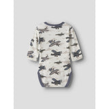Name It Snow White Airplanes Nbmwillitus Wool Ls Body