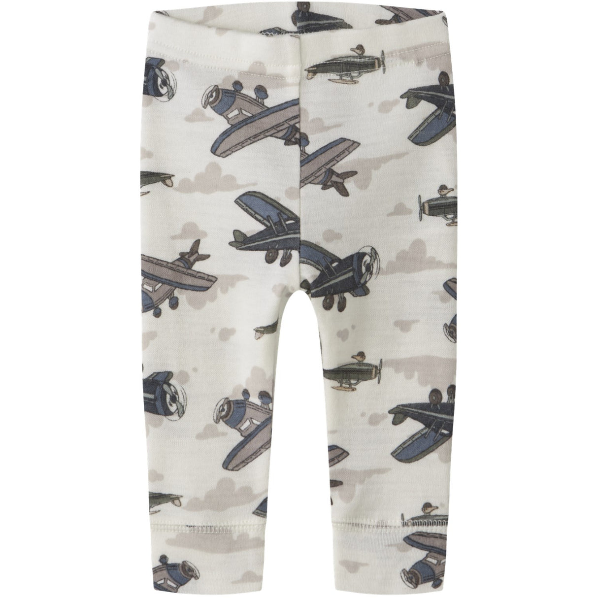 Name It Snow White Airplanes Nbmwillitus Wool Longjohn