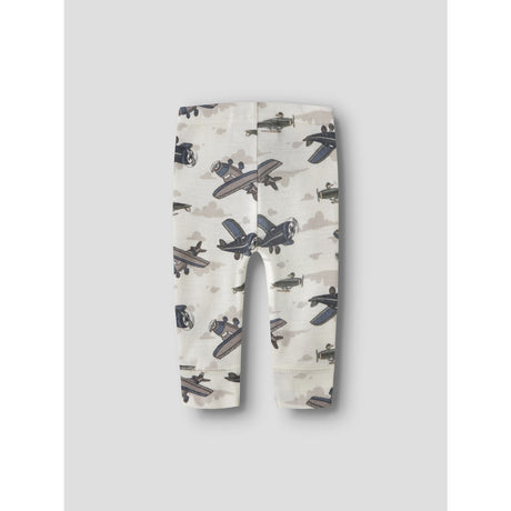 Name It Snow White Airplanes Nbmwillitus Wool Longjohn