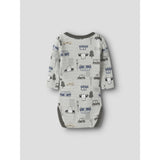 Name It Mineral Gray City Cars Nbmwillow Wool Ls Body