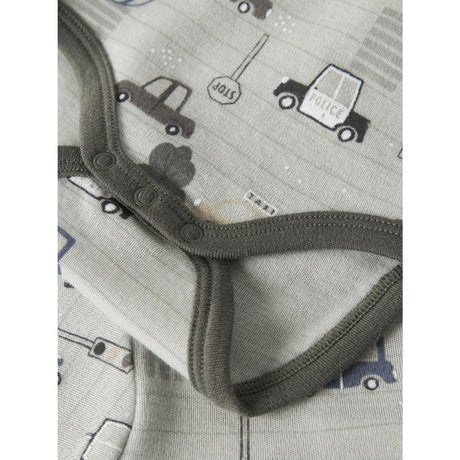 Name It Mineral Gray City Cars Nbmwillow Wool Ls Body