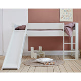 Manis-h White Huxie Junior Bed With Rutsjebane - 160Cm