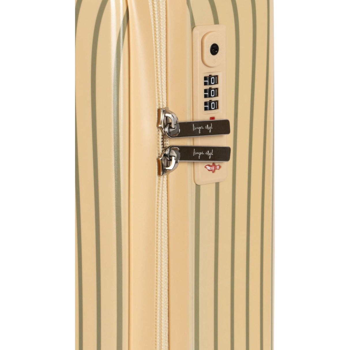 Konges Sløjd Tea Stripe Travel Suitcase