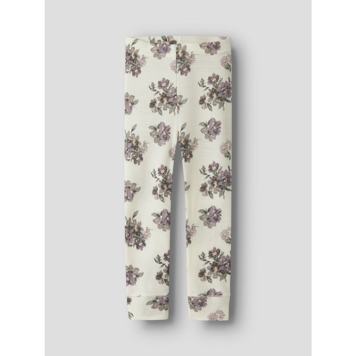 Name It Snow White Flower Bouquet Nmfwillitus Wool Leggings