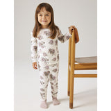 Name It Snow White Flower Bouquet Nmfwillitus Wool Leggings