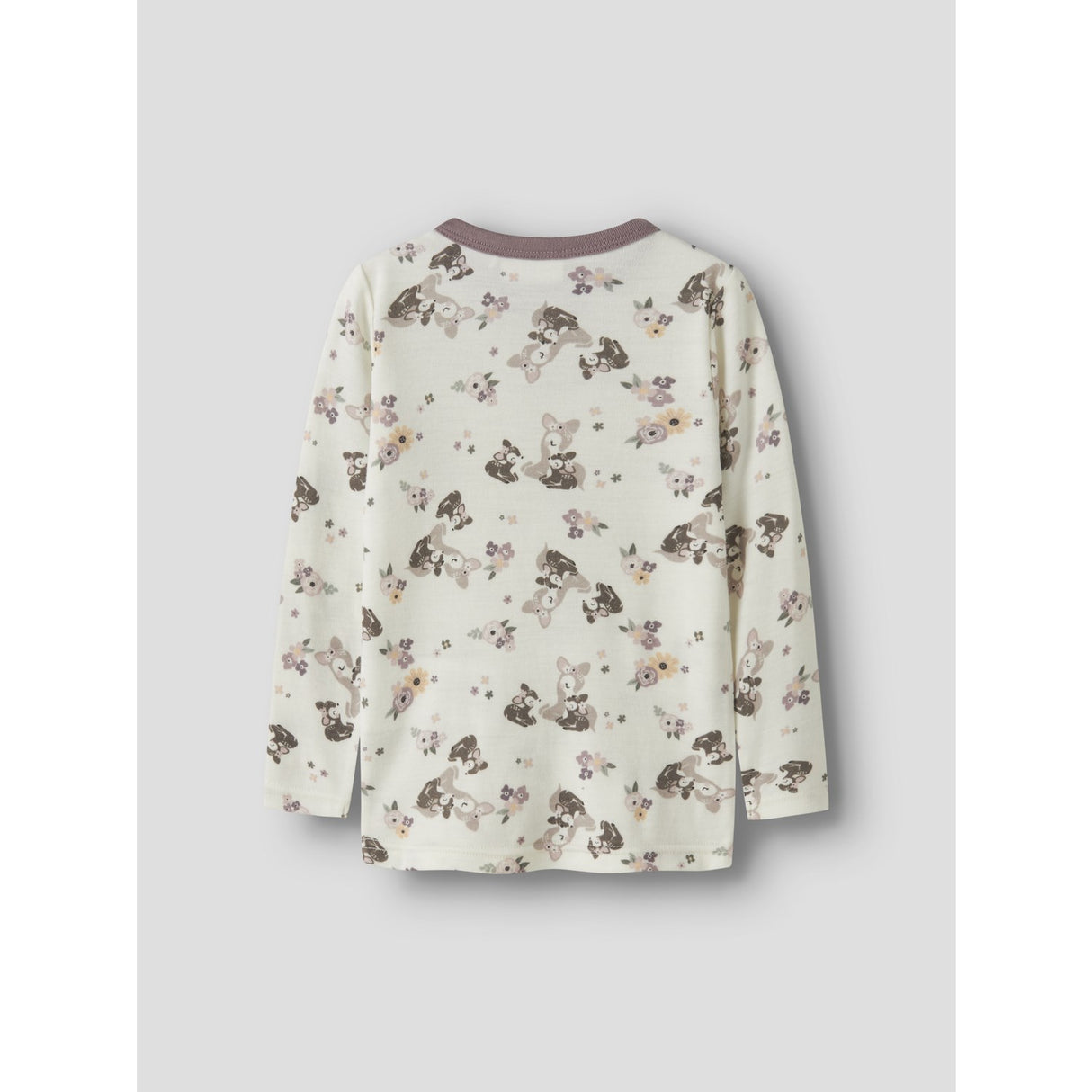 Name It Snow White Bambi + Flower Nmfwillit Wool Ls Top