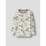 Name It Snow White Bambi + Flower Nmfwillit Wool Ls Top