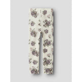 Name It Snow White Flower Bouquet Nmfwillitus Wool Leggings