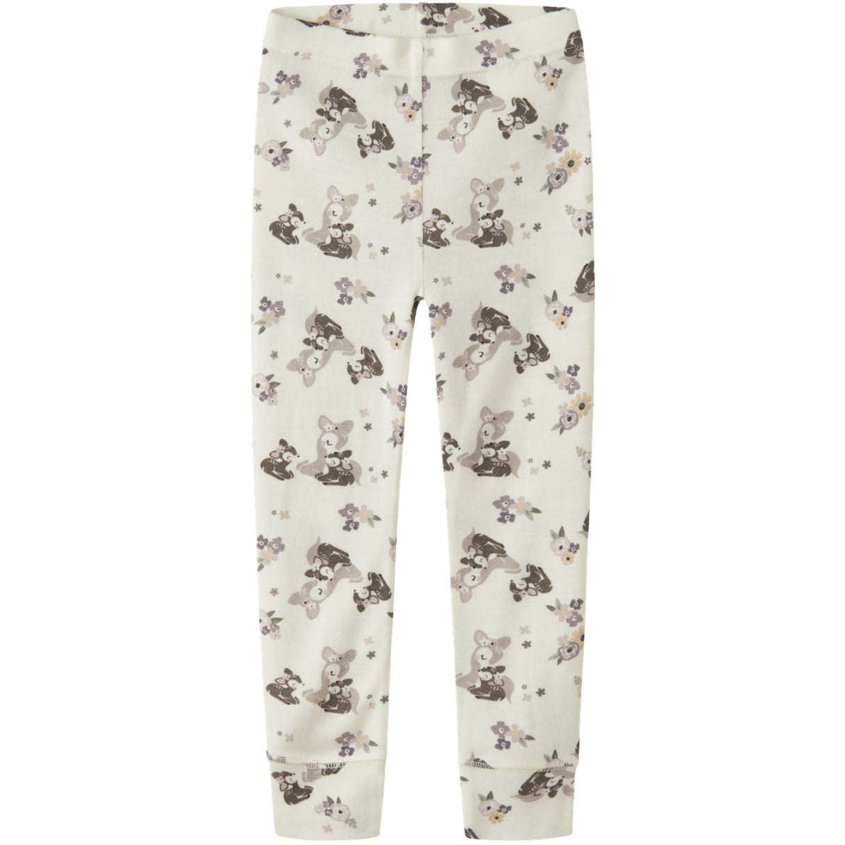 Name It Snow White Bambi + Flower Nmfwillit Wool Leggings