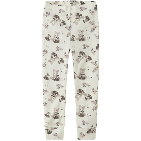 Name It Snow White Bambi + Flower Nmfwillit Wool Leggings
