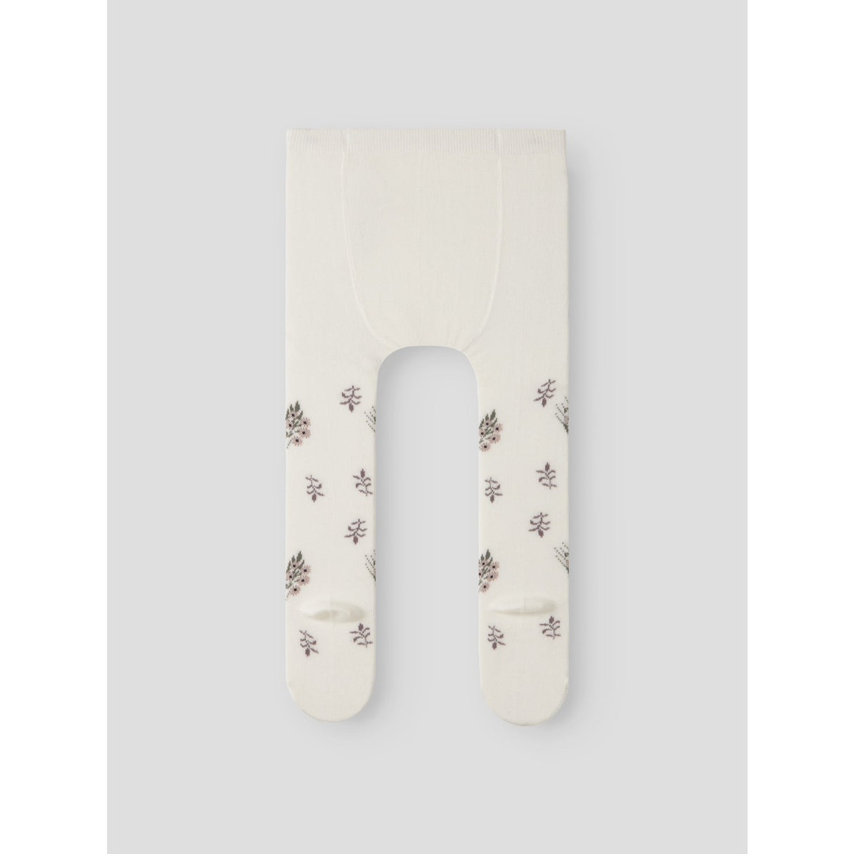 Name It Snow White Long Flowers Nmfwak Wo/Bl Tights Aoj