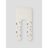 Name It Snow White Long Flowers Nmfwak Wo/Bl Tights Aoj