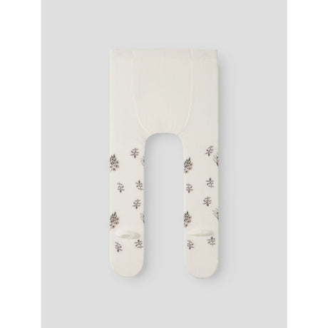 Name It Snow White Long Flowers Nmfwak Wo/Bl Tights Aoj