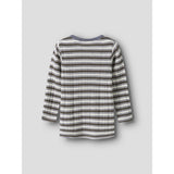Name It Snow White Morel/Folksotne Gray Nmmwang Wool Needle Ls Top Noos