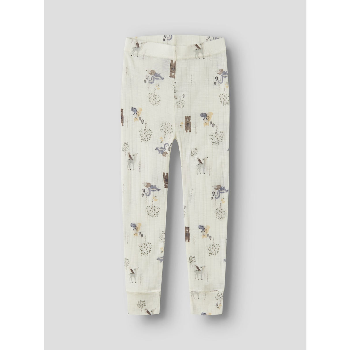 Name It Snow White Forest Animals Nmmwang Wool Needle Longjohn Noos