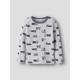 Name It Arctic Ice Animals At Work Nmmwillit Wool Ls Top