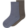 Name It Morel Nmmwak Wo/Bl 2P Socks W/Non Skid