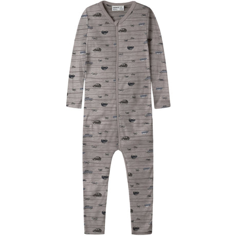 Name It Satellite Highway Nmmwang Wool Rib Nightsuit Aop