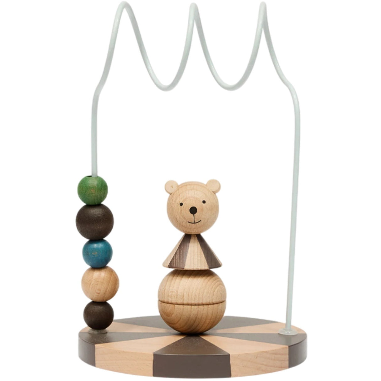 OYOY Nature / Dusty Blue Circus Bear Abacus