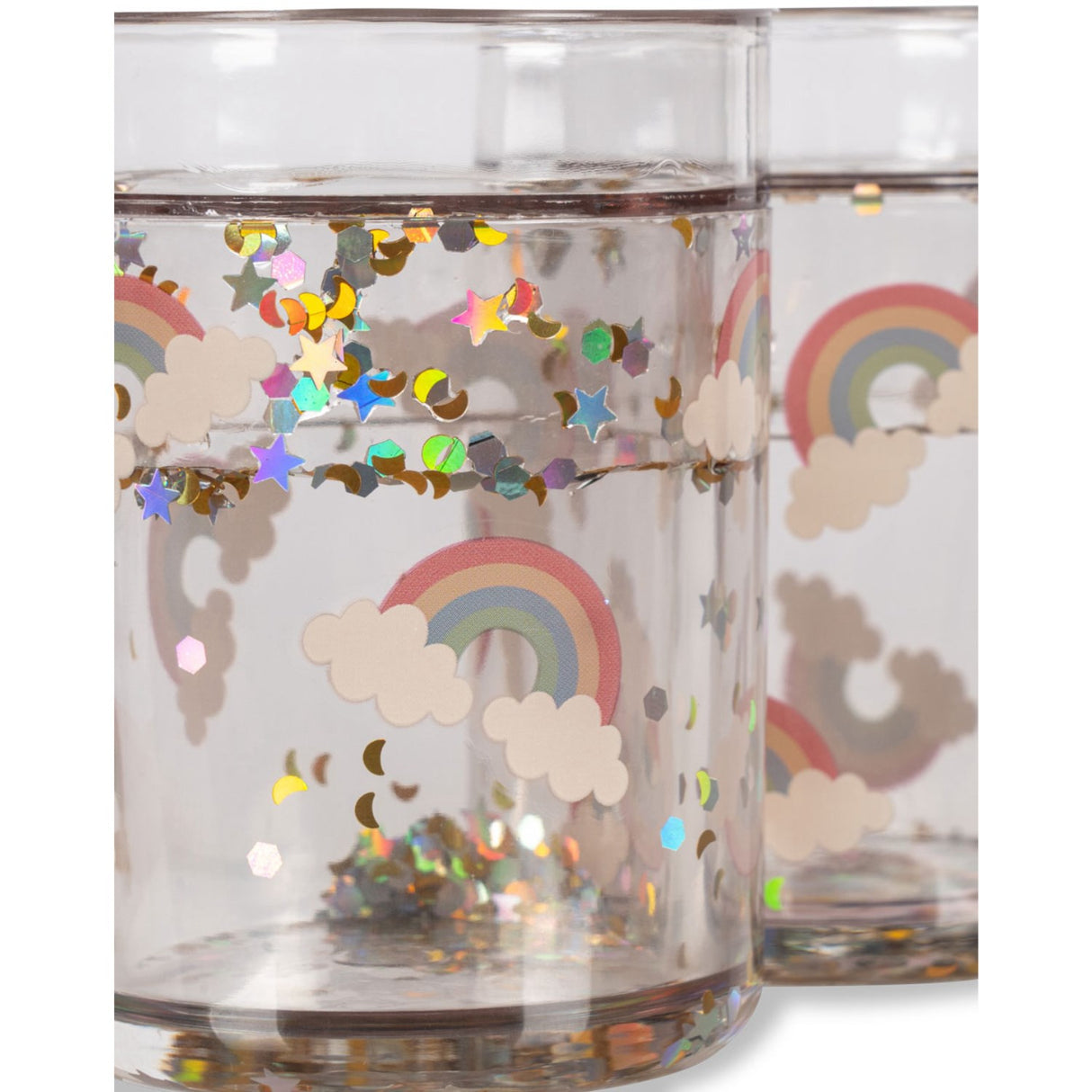 Konges Sløjd Rainbow 2 Pack Glitter Cups