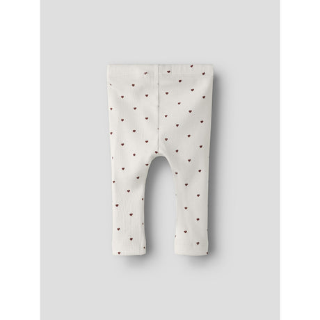 Lil'Atelier Coconut Milk Heart Nbfgago Slim Leggings Lil Noos