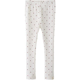 Lil'Atelier Coconut Milk Heart Nmfgago Slim Leggings Lil Noos