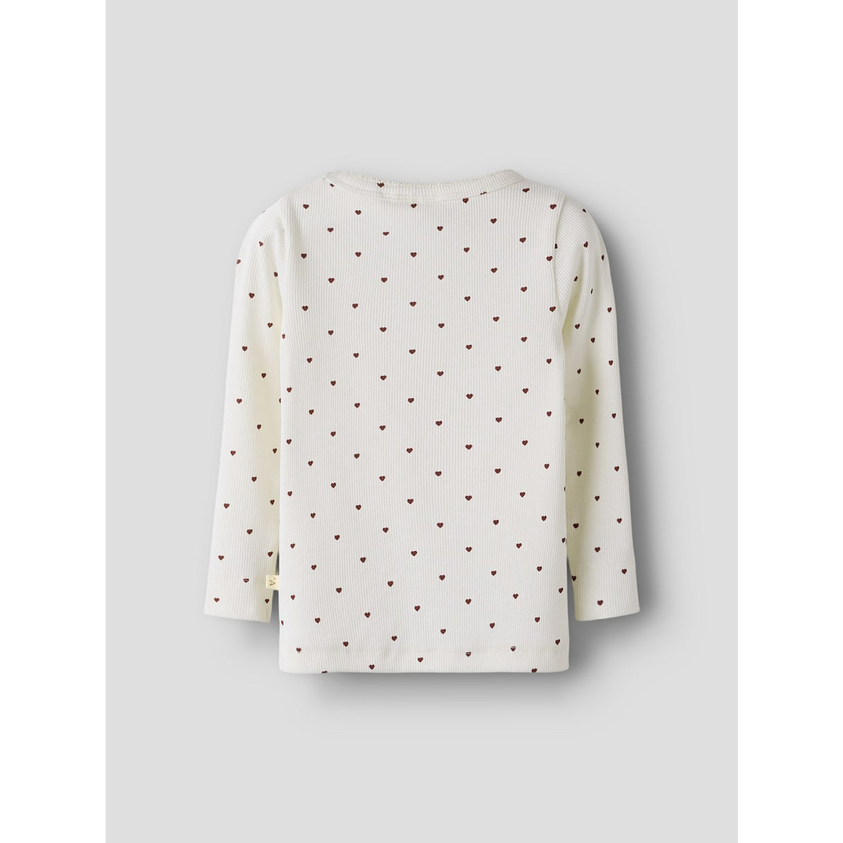 Lil'Atelier Coconut Milk Heart Nmfgago Ls Slim Top Lil Noos