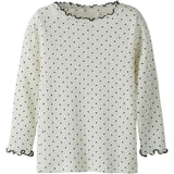 Name It Cloud Dancer Nmftania Ls Slim Top