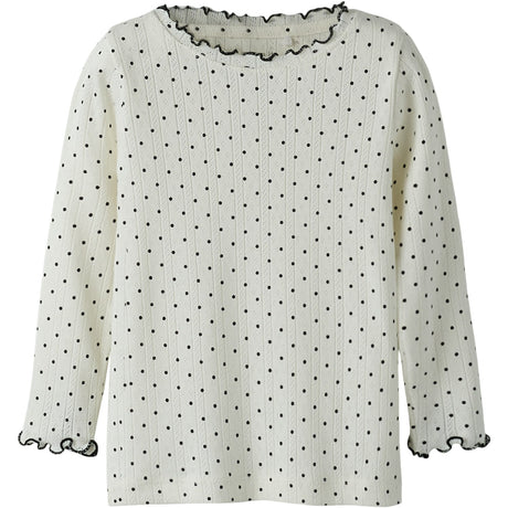 Name It Cloud Dancer Nmftania Ls Slim Top